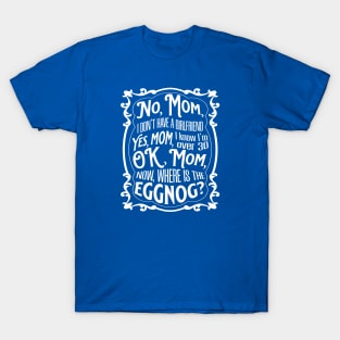 Single Guy on Christmas Funny Design T-Shirt